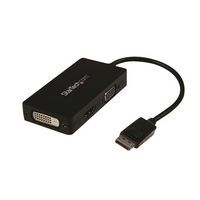 Adaptateur de voyage DisplayPort vers VGA/DVI/HDMI-Covertisseur vidéo 3-en-1 - Image principale