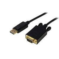 Adaptateur DisplayPort vers VGA-Câble Display Port Mâle VGA Mâle Noir 1,8m - Image principale