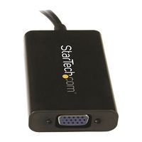 Adaptateur vidéo DisplayPort vers VGA avec audio-M/F-1920x1200/1080p-Noir - Image 2