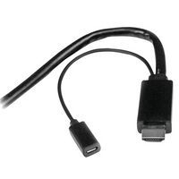 Adaptateur HDMI, DisplayPort ou Mini DisplayPort vers HDMI de 2 m-Noir - Image 2