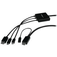 Câble adaptateur USB-C, HDMI ou Mini DisplayPort vers HDMI de 2 m - Image principale