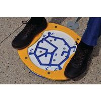 Banc avec double plateau psychomoteur - scellement direct - Image 3