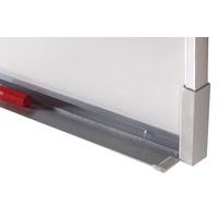 Tableau simple émaillé bleu cadre alu strié naturel - Manutan Expert - Image 2