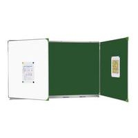 Tableau triptyque 1 x 2 m émaillé bleu cadre aluminium anodisé - Image 4