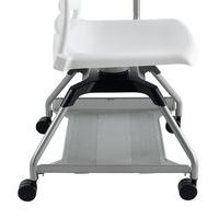 Chaise sur roulettes avec tablette Learn2 coque intellect wave coloris prune - Image 4