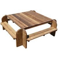 Table-bancs carrée Elite CIHB - Image principale