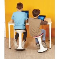 Tabouret Mogoo T2 à T7 assise noire et moutarde - Image 2