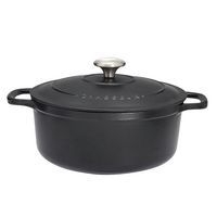 Cocotte en fonte ronde 28 cm Noire - Sublime - CHASSEUR - Image principale
