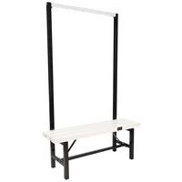 Banc pvc à patères PVC blanc - À monter - Manutan Expert - Image principale