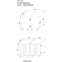Flightcase avec 8 tiroirs PD-FA4 - Image 2