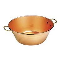 Bassine à confiture cuivre Ø 350mm à poignées - Image principale