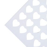 Grille pochoirs à biscuit Coeurs - Image principale