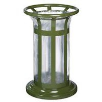 Poubelle vigipirate à poser/fixer Tulipe - 60l - vert olive 6003-Rossignol Pro - Image principale