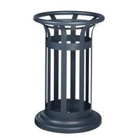 Poubelle vigipirate à poser/fixer Tulipe - 60l - anthr mat 7016-Rossignol Pro - Image 2