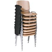 Lot de 5 Chaises empilables Woody - Image 2