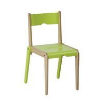 Chaise adulte Lili T6 coloris vert - Image principale