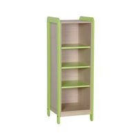Meuble 1 colonne 4 niches Lili hauteur 137 cm coloris vert - Image principale