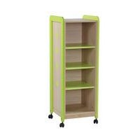 Meuble Lili 1 colonne 4 niches avec roulettes hauteur 137 cm coloris vert - Image principale