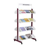 Présentoir sur roulettes double face Zédia - Image 2