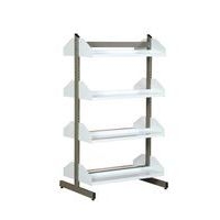 Rayonnage tablette droite,double face complémentaire Zédia, 1,60 m,taupe RAL7006 - Image principale