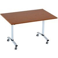 Table rectangulaire plateau mélaminé pivotant Axe - Manutan Expert - Image principale