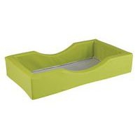 Lit mousse 120 x 60 cm coloris anis - Image principale