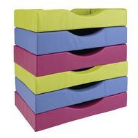 Lit mousse 120 x 60 cm coloris bleu - Image 2