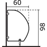 Cloison sanitaire pour WC - Voile - Image 4