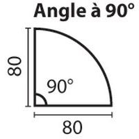 Extension angle à 90° Hêtre/alu - Image 4