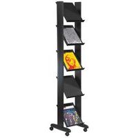 Présentoir mobile Eco simple face coloris  anthracite/gris - Image 5