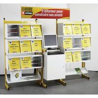 Meuble présentoir ONISEP Zédia tablettes droites - Image principale