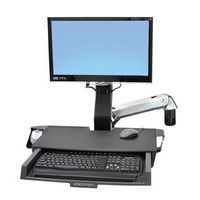 Bras ergonomique StyleView Combo assis-debout avec plan de travail - Ergotron - Image 3