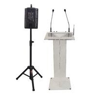 Pupitre de conférence Bellano sans fil avec enceinte amplifiée - Tag - Image principale