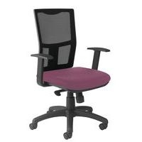 Fauteuil Ritz accoudoir fixe dossier résille noire - Manutan Expert - Image 4