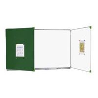 Tableau triptyque 1 x 2 m émaillé bleu cadre aluminium anodisé - Image 2