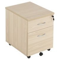 Caisson mobile 2 tiroirs prof. 56 cm Hêtre - Image principale