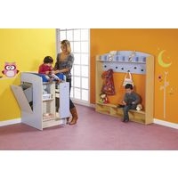 Meuble vestiaire Zébulon avec patères et casiers - Image 2