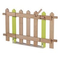 Portillon 7 lattes Lili - montants coloris vert - Image 10