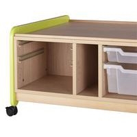 Meuble d'activités Lili montants coloris vert - Image 8