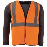 Gilet haute visibilité Orange taille M - Manutan - Image 6