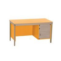 Chaire de professeur Lili avec un caisson et un tiroir - Image principale