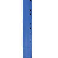 Table réglable Chloé ronde pied central plateau beige - Mobidecor - Image 2