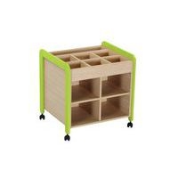 Poste atelier mobile Lili piètement coloris vert - Image principale