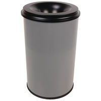 Poubelle antifeu Manutan - 20 L à 110 L - Noir ou Gris - Manutan Expert - Image 5