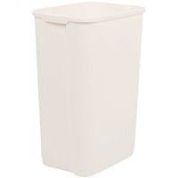 Poubelle à couvercle basculant - 50L - Blanc - Probbax - Image 2