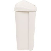 Poubelle à couvercle basculant - 50L - Blanc - Probbax - Image 9