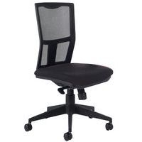 Chaise de bureau Ritz contact synchrone dossier résille coloris noir - Image principale