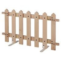 Barrière 7 lattes Lili - montants coloris hêtre - Image principale