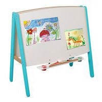 Chevalet Lili double face montants coloris bleu turquoise - Image 3