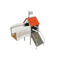 Structure Fripounette additionnelle acier - platines - orange/bleu-Wiki Cat - Image principale